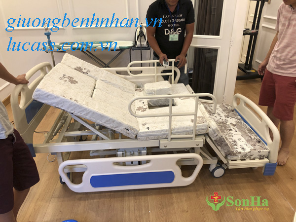 tính năng nâng đầu và hạ chân giường bệnh gb-4e